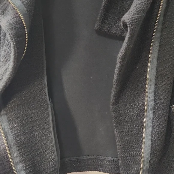 LOFT Women's Boucle Black Blazer Size 4 - Picture 5 of 9